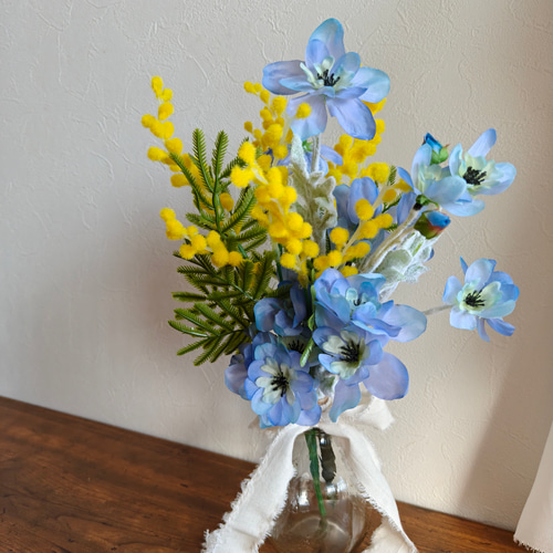 4色から選べるミモザの花束 送別 ギフト 春の超早割2026 インテリア