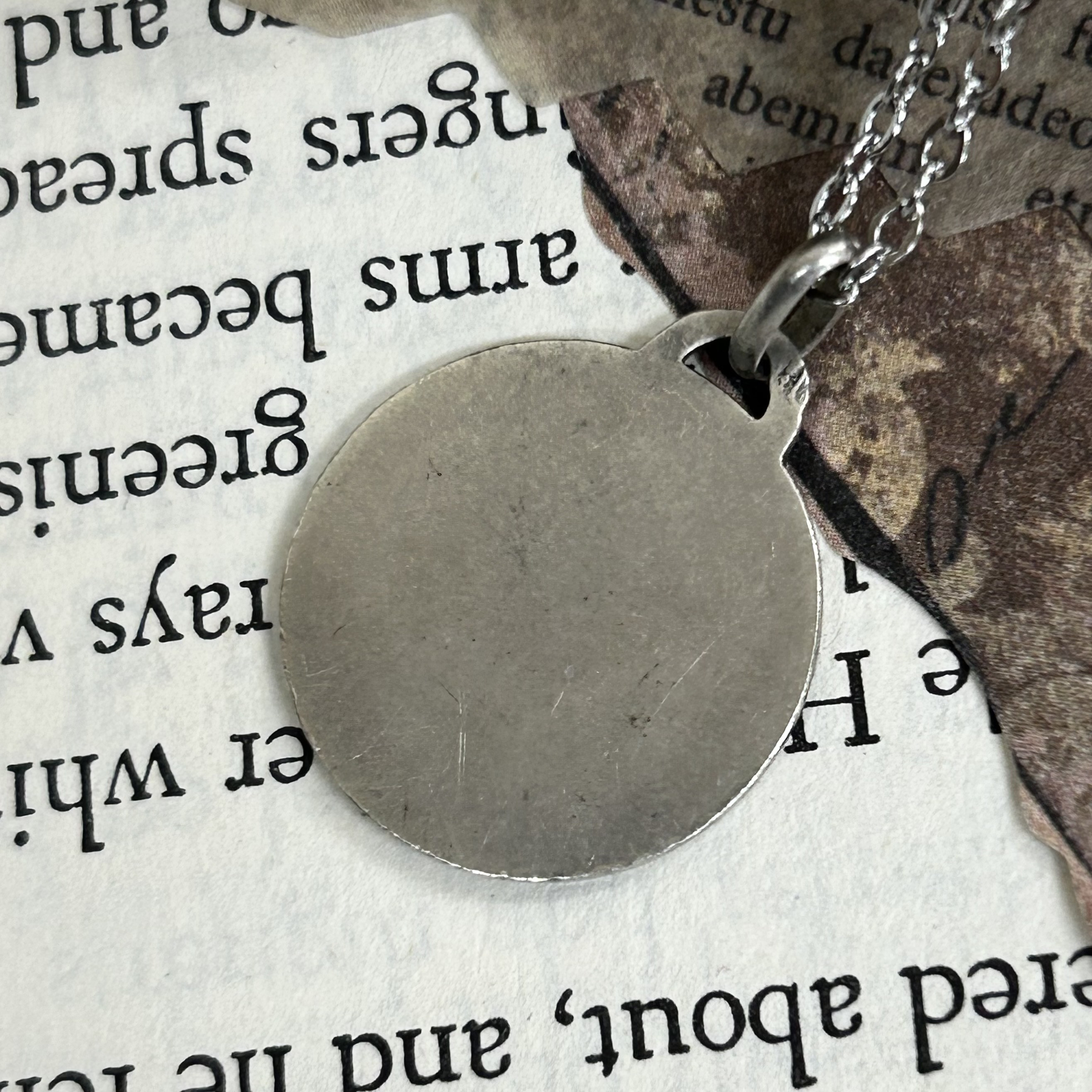 1930’s ～ 1950’s ヴィンテージ 獅子座 12星座 ネックレス フランス 銀製 コイン アンティーク 作家