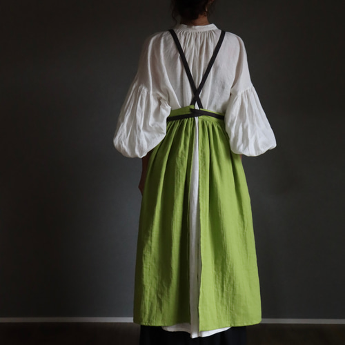 ふっくら厚さ2倍のとろみダブルガーゼとコットンリネンのリボンの