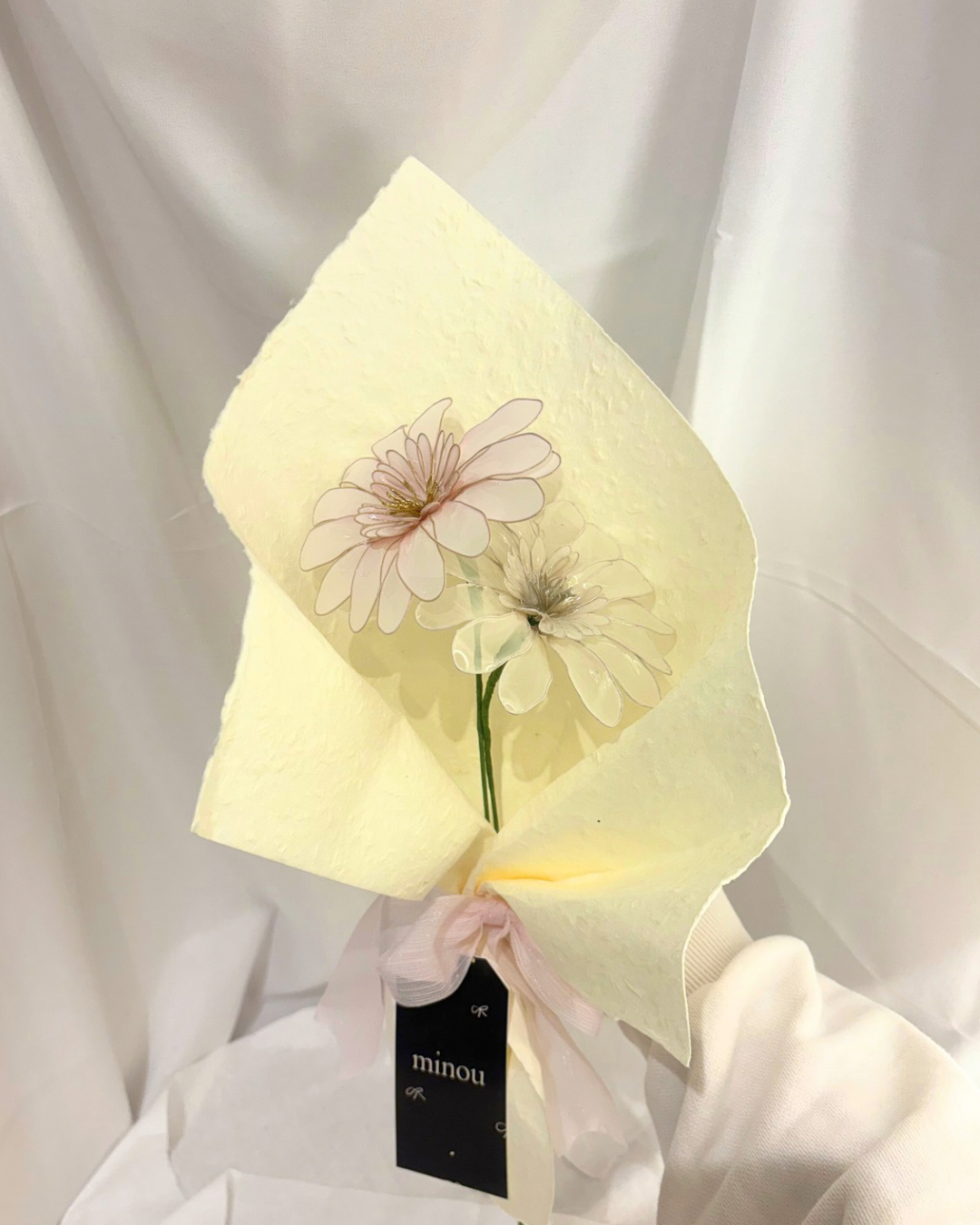 ふんわりガーベラ｜ディップフラワー 枯れないブーケ ギフト