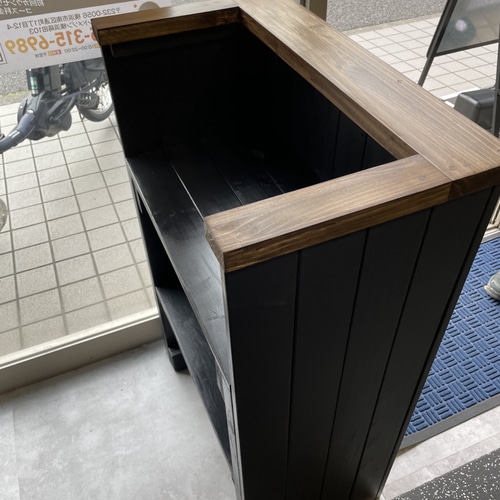 ワイド85 レジカウンター 受付カウンター 机・デスク エバーグリーン