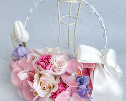 お急ぎ対応可能 】 フープブーケ ウェディングブーケ アーティ