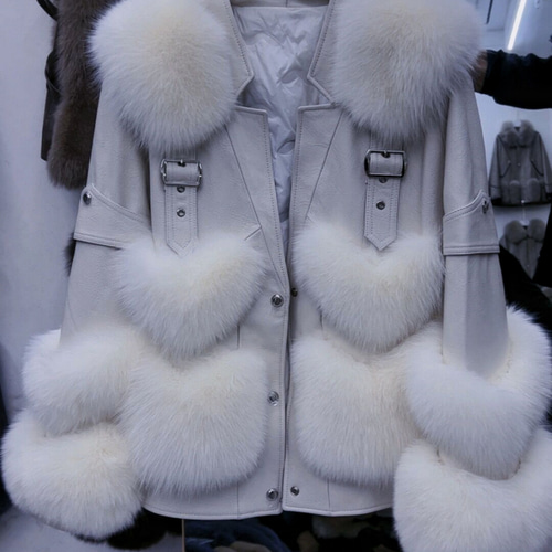 m.h.k フジコウ Cara羊革 ジャケット ダウンセット m.h.k フジコウ