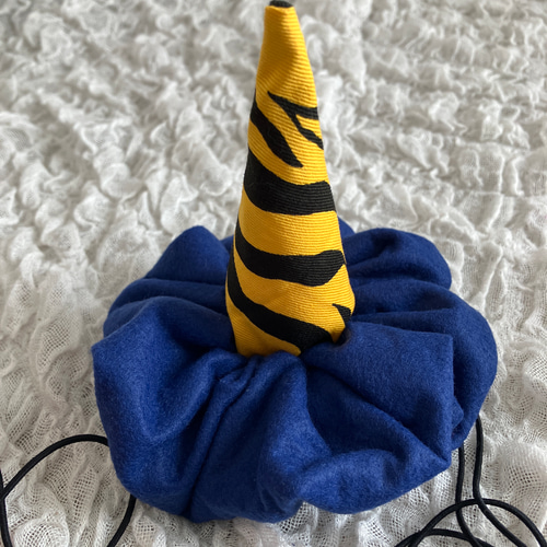 節分 鬼のつの 角 ピンク みどり 青 赤 ヘアバンド・ターバン 抹茶