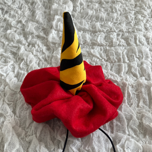 節分 鬼のつの 角 ピンク みどり 青 赤 ヘアバンド・ターバン 抹茶