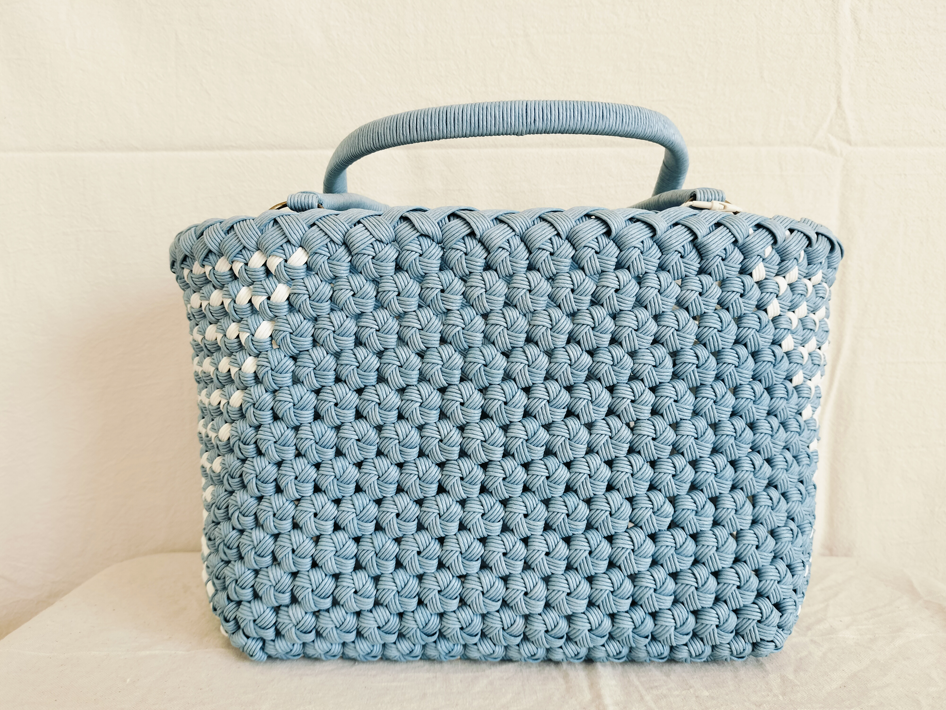 毎日のかごバッグ「ネモフィラ」