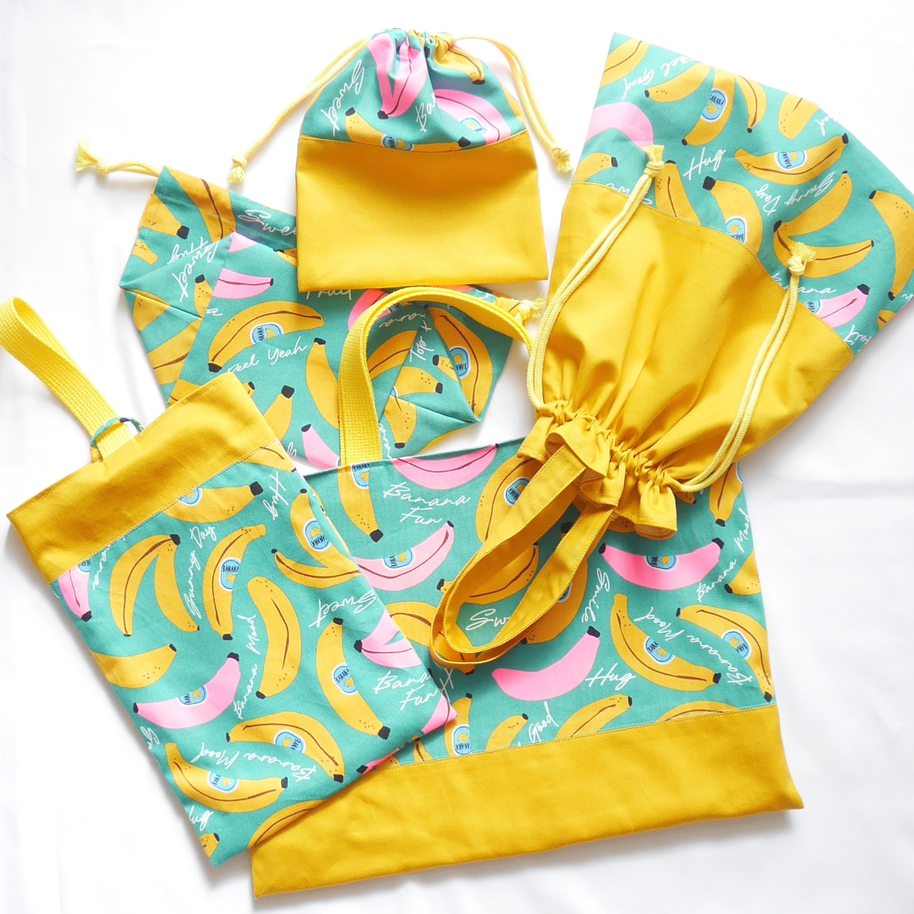 【入園準備グッズ】　ポップバナナ5点セット