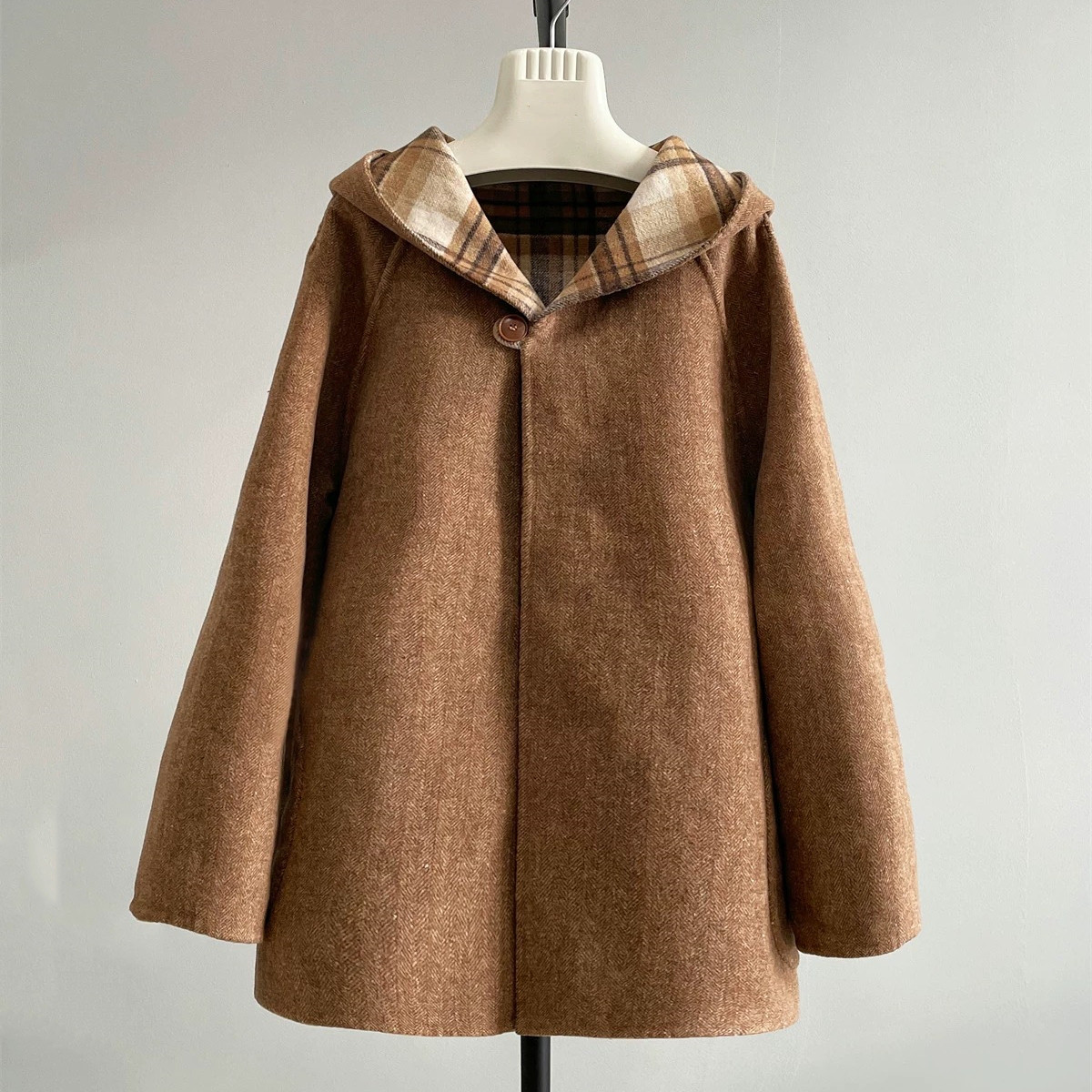 暖かい 両面着用 コート 冬服 レディース