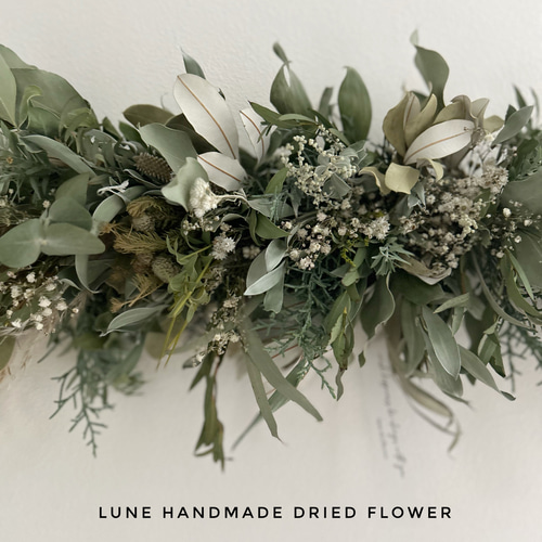 ゆず様専用♡ドライフラワー♡横長スワッグ みゃこ☆ドライスワッグ 横長