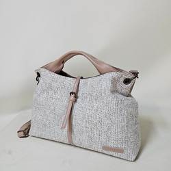 creema限定、ミナペルホネンのBonheurのファスナーマルシェトート