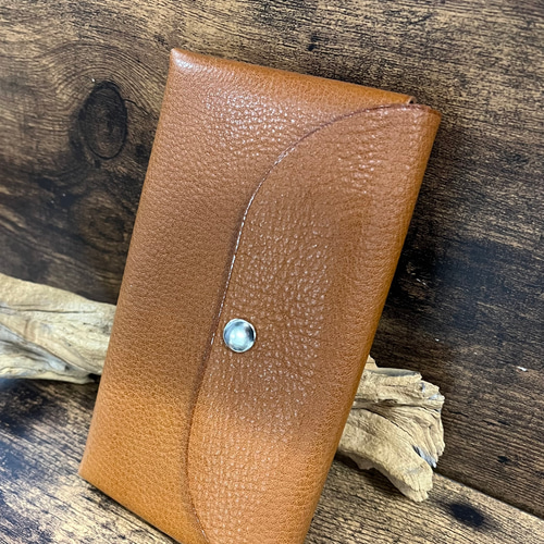 長財布 コンパクト 本革 ライトブラウン 長財布 革工房Deepzone 通販