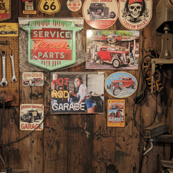 ガレージ雑貨 ムーンアイズ 壁掛け時計 ムーンディスク ウォールクロック ガレージ雑貨 ムーンアイズ 壁掛け時計 ムーンディスク ウォール