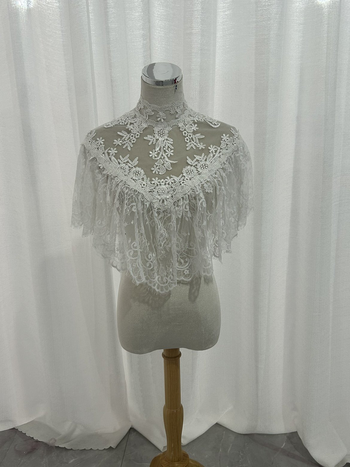 上品！ウエディングドレス ボレロ 3D立体レース刺繍 ポンチョ 結婚式/披露宴 15,478円
