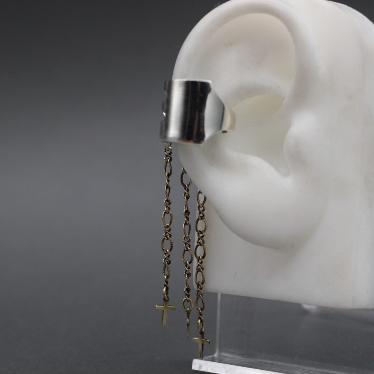 じゃらじゃら揺れる十字架＠左耳用