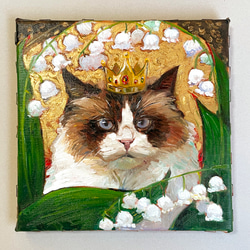 赤ずきんと狼 油絵 原画 キャンバス 手描き 絵画 絵画 メアリ 通販