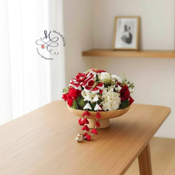 光触媒 ロココ調 フラワーアレンジ アーティフィシャルフラワー 薔薇