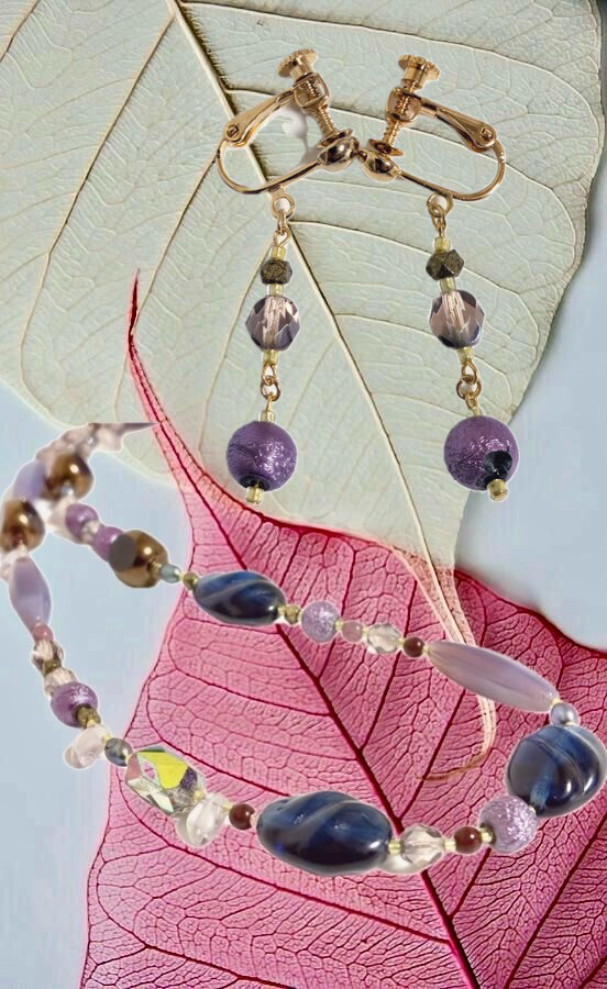 ヨーロピアンビーズネックレス