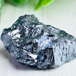 雪花石 ✿*:・スノーフレーク オブシディアン 黒曜石 ラフストーン