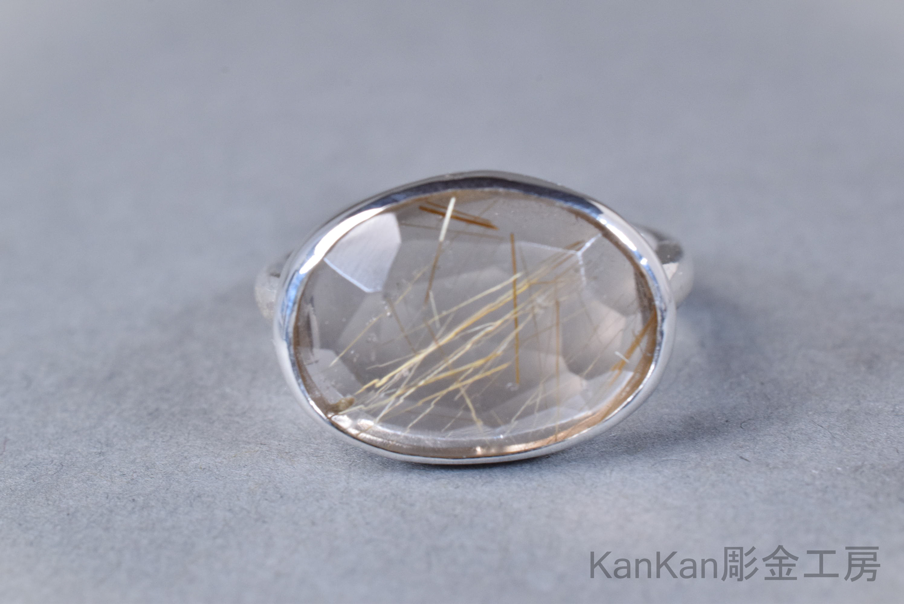 ルチルクォーツのリング