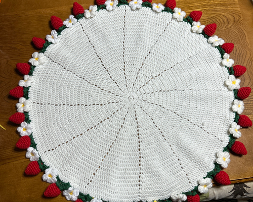 フラワーブランケット いちご その他インテリア雑貨 a-ya-plus 通販