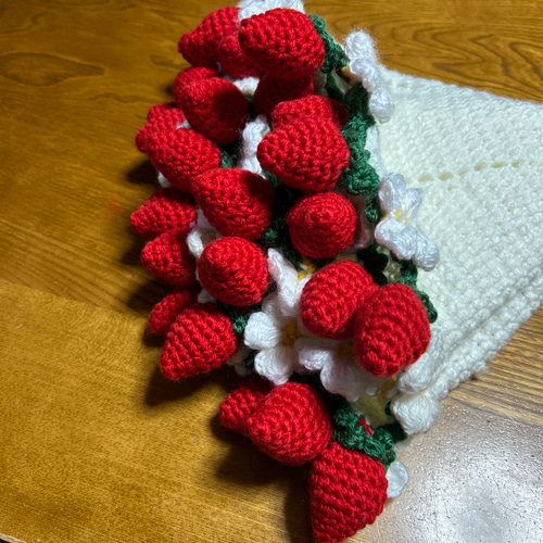 フラワーブランケット いちご その他インテリア雑貨 a-ya-plus 通販