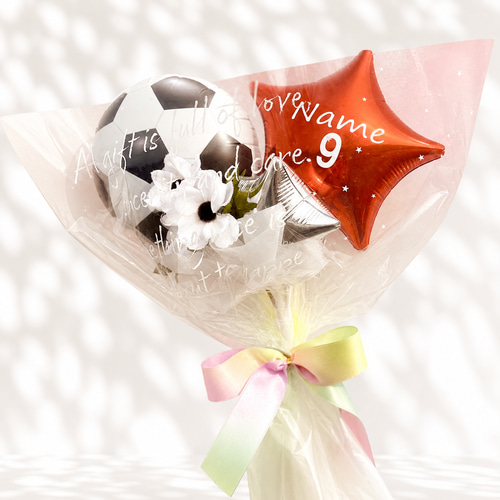 サッカー 卒業・卒団・引退・誕生日・サッカーボール バルーンブーケ