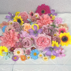 NO0326-01 造花 花材 パーツ ハンドメイド バラ 小さい花 素材