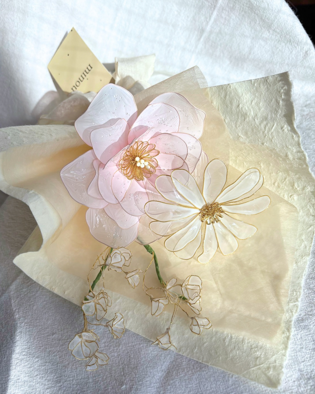 ミルキーピンクローズ｜ディップフラワー 枯れない花 ギフト