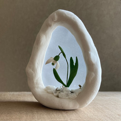 9994.bud  雪のフレーム　スノードロップ　 3枚目の画像