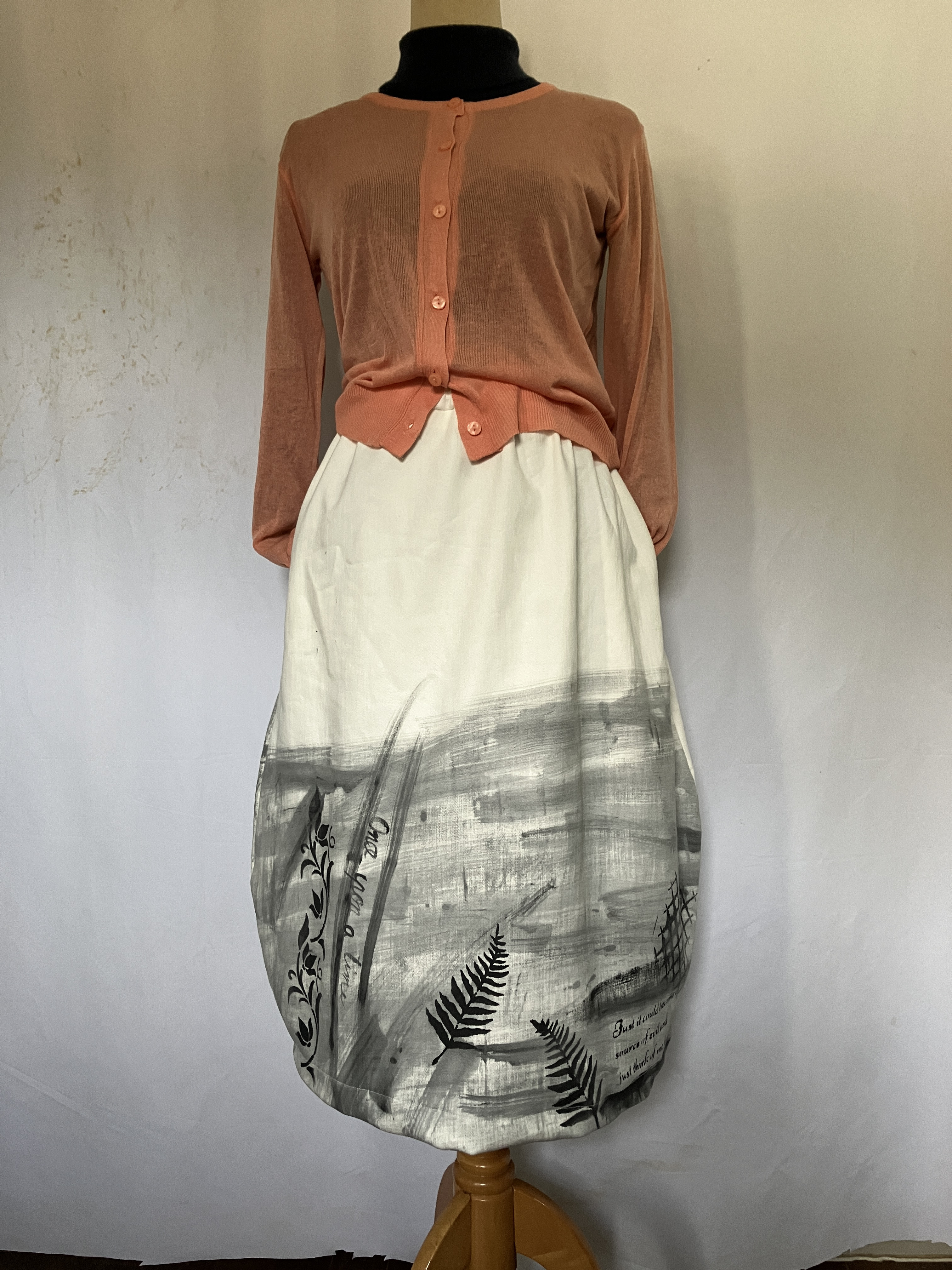 春のカンパネラスカートオリジナルハンドメイド