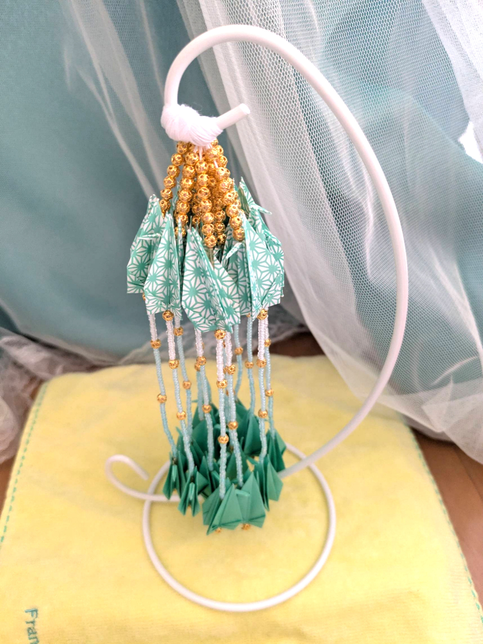 千羽鶴　願掛け　インテリア　鶴　浄化　祈り(*´ω`*)