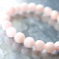 ☆プレミアムブレス☆クンツァイト（ミルキーカラー：キャッツアイ有