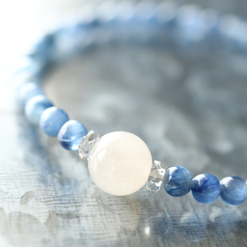 ☆プレミアムブレス☆ホワイトラビットヘアールチルクォーツ：9ミリ