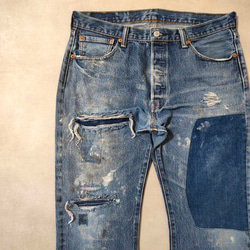 パッチワークリペア ビンテージ sears デニム カバーオール ジャケット