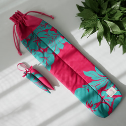 ウリウリケース ピンク×ミント フラダンス 楽器ケース その他バッグ