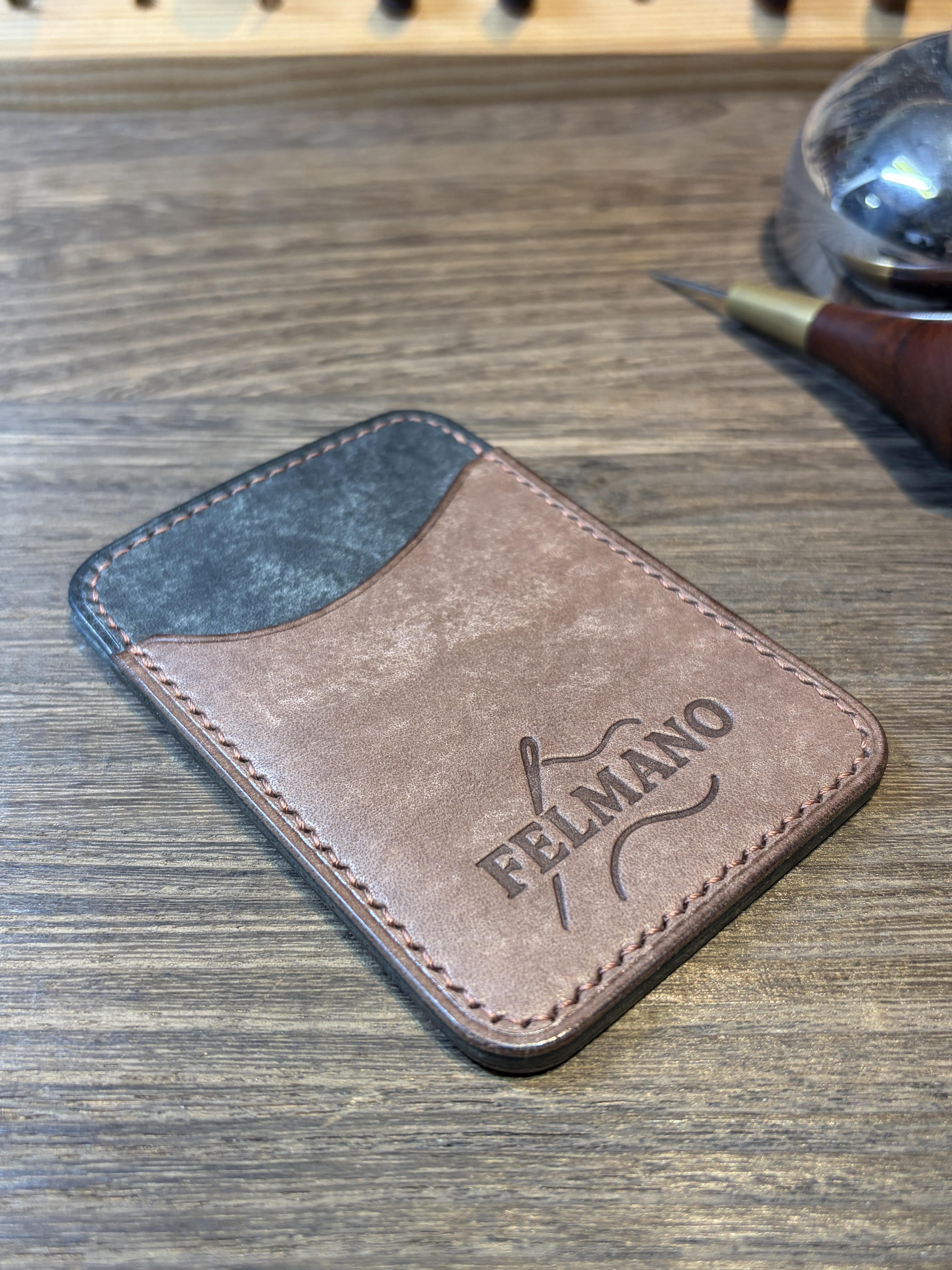 極薄ミニマルカードケース「dual pass」【カラーオーダー可 / 本革 / スリム / 定期入れ / ギフト】