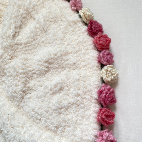 花束 ブーケブランケット プレゼント バラ 毛糸 お祝い 誕生日 編み物