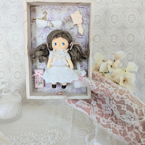 claydoll№5樹脂粘土人形＊ミニチュアドール＊創作人形＊アートドール