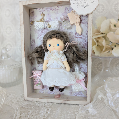 claydoll№5樹脂粘土人形＊ミニチュアドール＊創作人形＊アートドール
