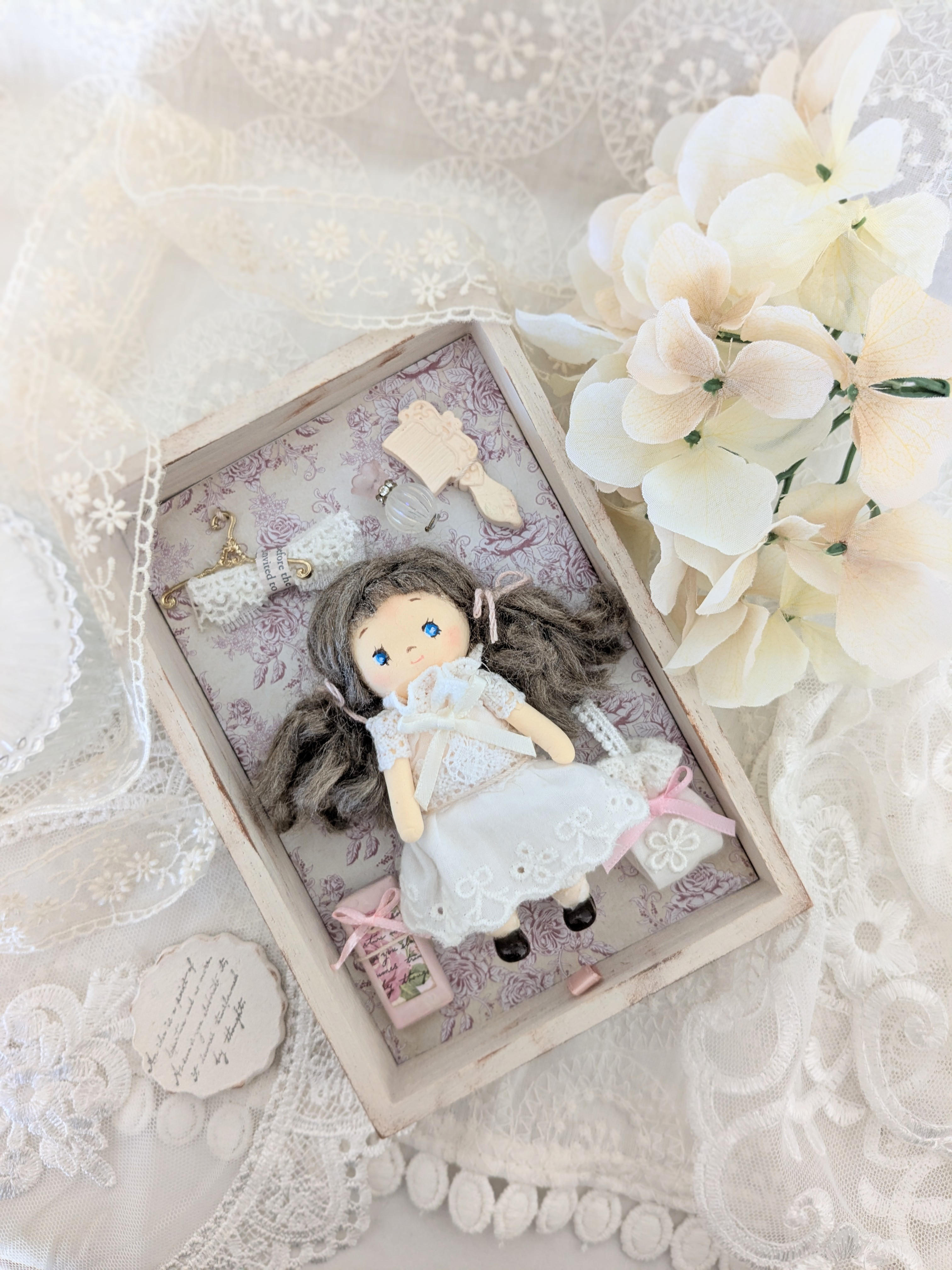 ＊claydoll№5樹脂粘土人形＊ミニチュアドール＊創作人形＊アートドール