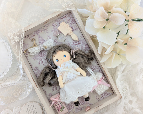 claydoll№5樹脂粘土人形＊ミニチュアドール＊創作人形＊アートドール