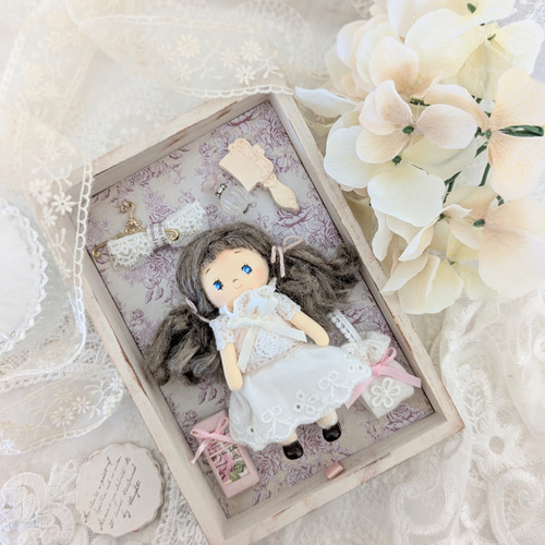claydoll№5樹脂粘土人形＊ミニチュアドール＊創作人形＊アートドール