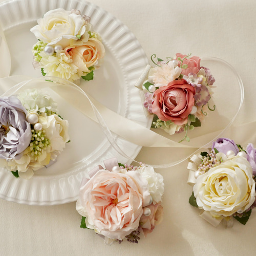 淡いピンクのローズコサージュ】2wayピン 卒業式・入学式 卒園式