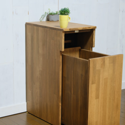木製 分別 縦2段ダストボックス ゴミ箱 ごみ箱 ゴミ箱