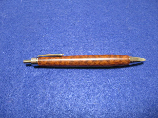 スネークウッド　世界的銘木  オイル仕上げ　木軸ボールペン(シャープペンシル)