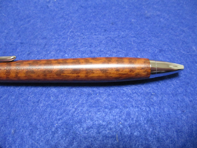 スネークウッド　世界的銘木  オイル仕上げ　木軸ボールペン(シャープペンシル)