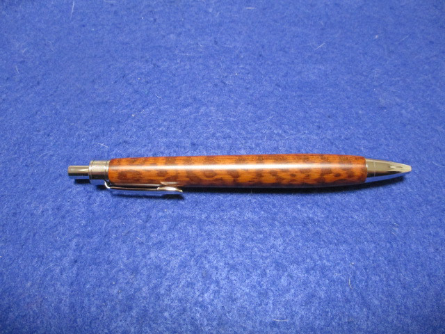 スネークウッド　世界的銘木  オイル仕上げ　木軸ボールペン(シャープペンシル)