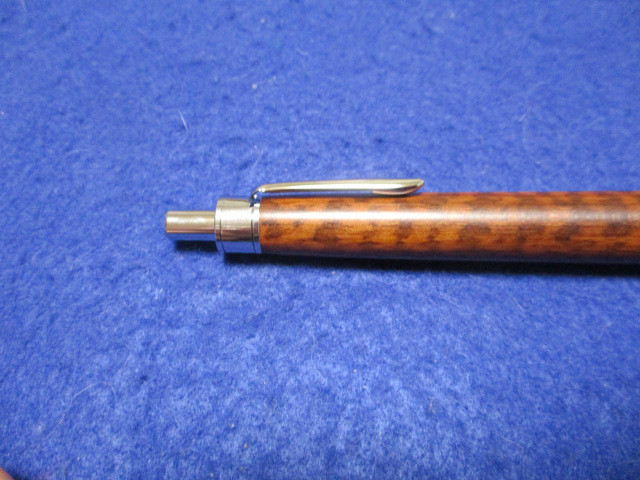 スネークウッド　世界的銘木  オイル仕上げ　木軸ボールペン(シャープペンシル)