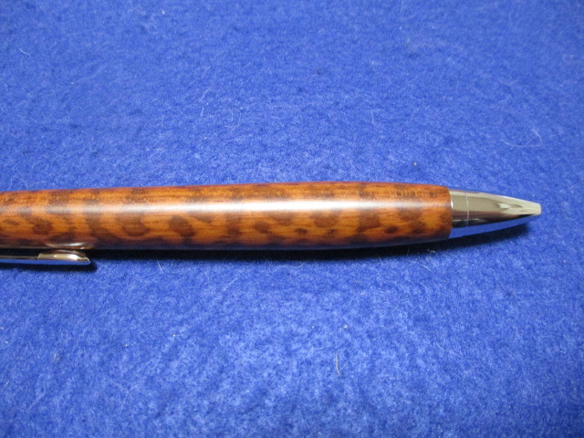 スネークウッド　世界的銘木  オイル仕上げ　木軸ボールペン(シャープペンシル)