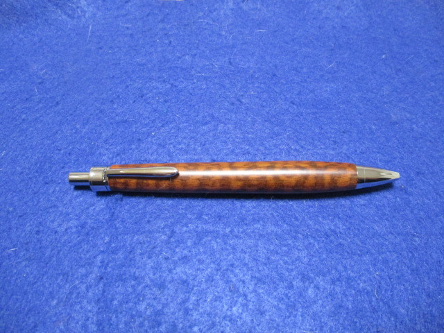 スネークウッド　世界的銘木  オイル仕上げ　木軸ボールペン(シャープペンシル)